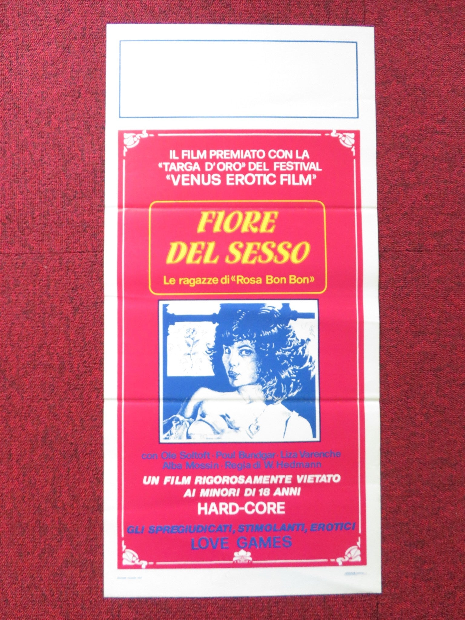 IN THE SIGN OF THE LION ITALIAN LOCANDINA POSTER OLE SOLTOFT POUL BUNDGAR 1983 Rendezvous Cinema Movie posters