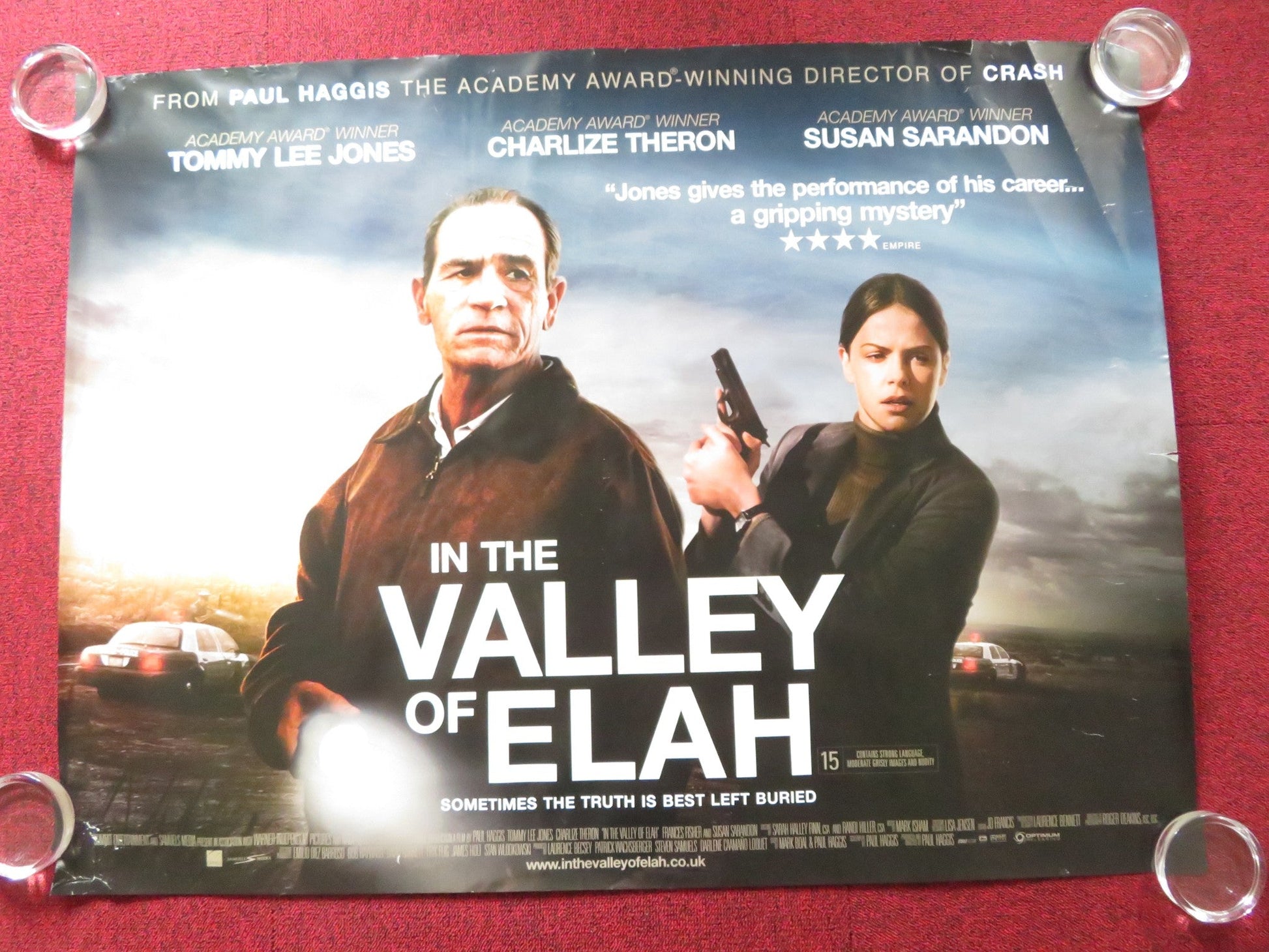 IN THE VALLEY OF ELAH UK QUAD (30"x 40") ROLLED POSTER TOMMY LEE JONES 2007 Rendezvous Cinema Movie posters
