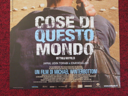 IN THIS WORLD ITALIAN LOCANDINA (26.5"x11.5") POSTER J UDIN T ENAYATULL 2002 Rendezvous Cinema Movie posters