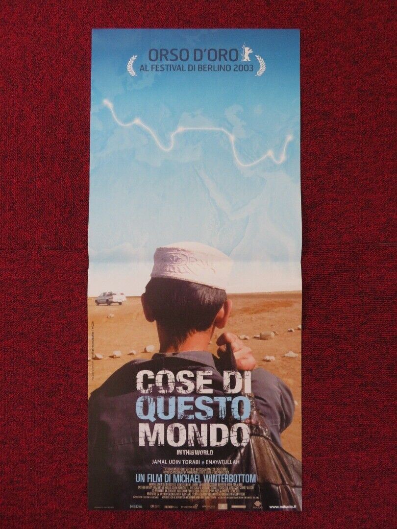 IN THIS WORLD ITALIAN LOCANDINA (26.5"x11.5") POSTER J UDIN T ENAYATULL 2002 Rendezvous Cinema Movie posters