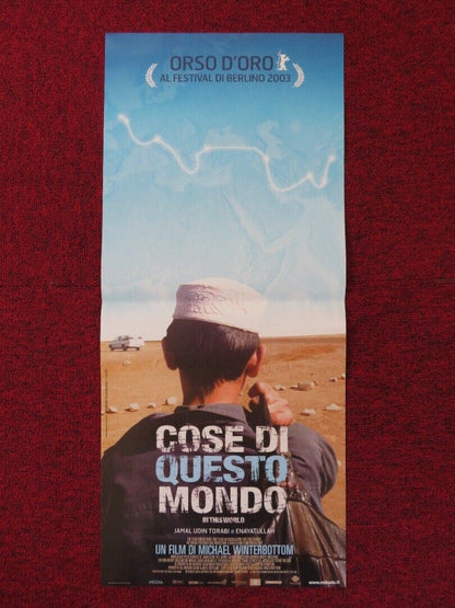 IN THIS WORLD ITALIAN LOCANDINA (26.5"x11.5") POSTER J UDIN T ENAYATULL 2002 Rendezvous Cinema Movie posters