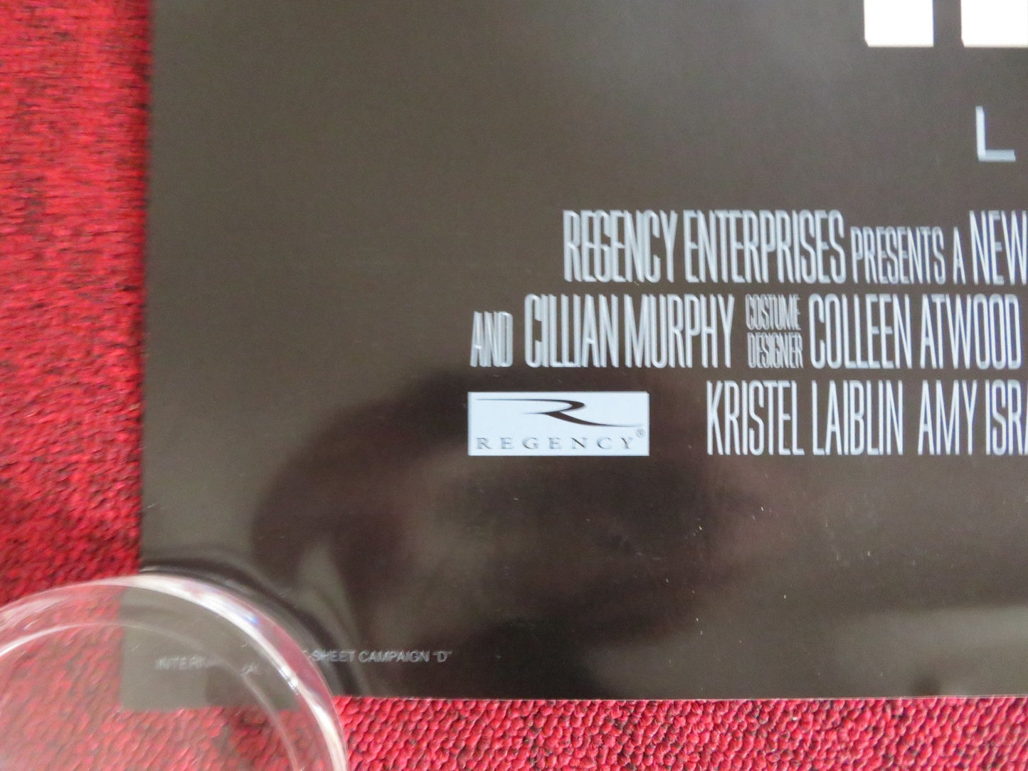 IN TIME US ONE SHEET ROLLED POSTER JUSTIN TIMBERLAKE OLIVIA WILDE 2011 Rendezvous Cinema Movie posters