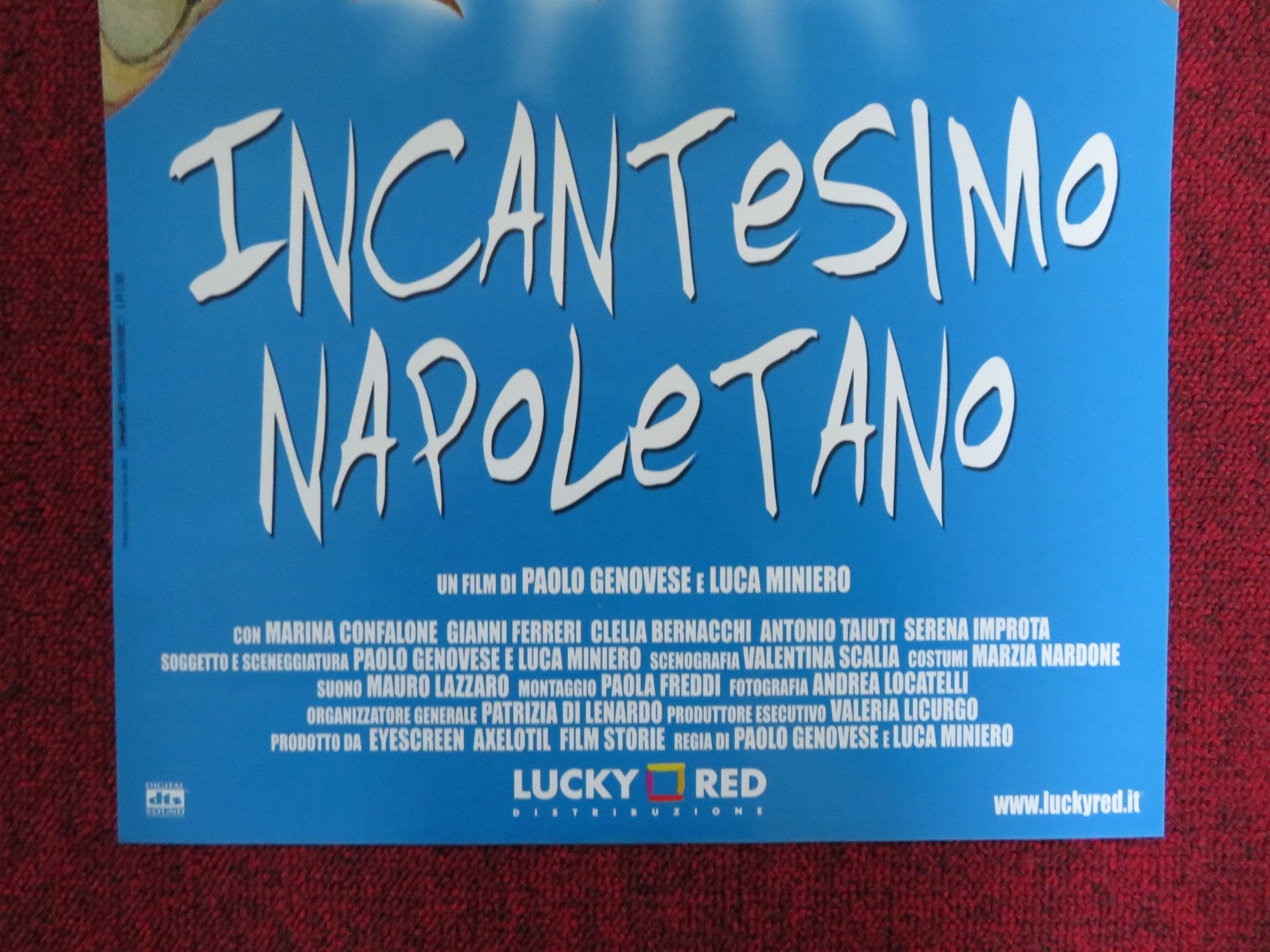 INCANTESIMO NAPOLETANO ITALIAN LOCANDINA POSTER MARINA CONFALONE 2002 Rendezvous Cinema Movie posters