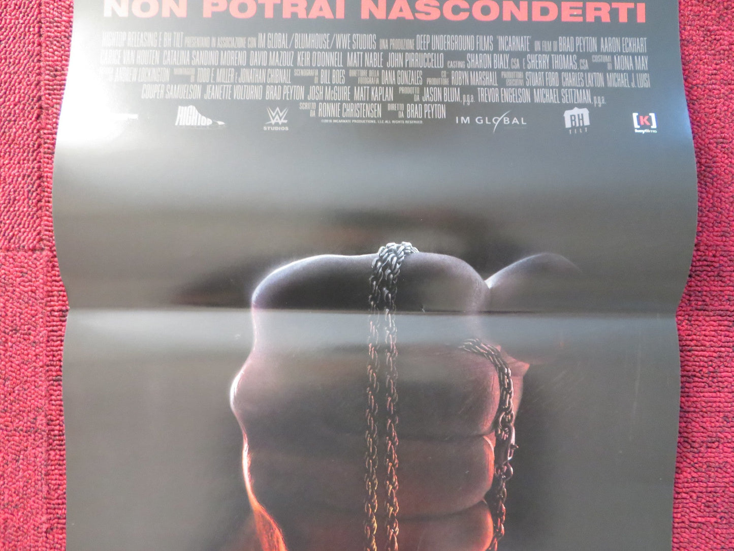 INCARNATE NONPOTRAI NASCONDERTI ITALIAN LOCANDINA POSTER AARON ECKHART 2016 Rendezvous Cinema Movie posters