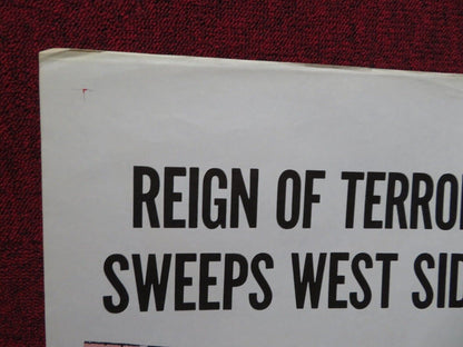 INCIDENT IN AN ALLEY FOLDED US ONE SHEET POSTER CHRIS WARFIELD J. O'DONNELL 1962 Movie posters