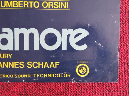 INCONTRO D'AMORE ITALIAN FOTOBUSTA POSTER LAURA ANTONELLI JOHN STEINER 1970 Rendezvous Cinema Movie posters