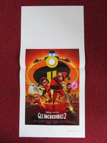 INCREDIBLES 2 ITALIAN LOCANDINA (27.5"x13") POSTER DISNEY HOLLY HUNTER 2018 Movie posters