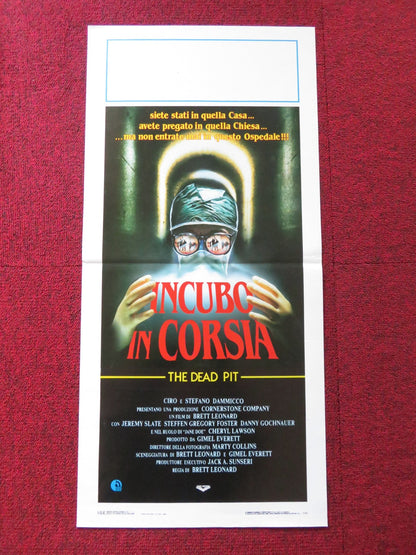 INCUBO IN CORSIA ITALIAN LOCANDINA POSTER JEREMY SLATE CHERYL LAWSON 1989 Rendezvous Cinema Movie posters
