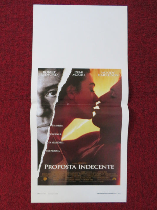 INDECENT PROPOSAL ITALIAN LOCANDINA POSTER DEMI MOORE ROBERT REDFORD 1993 Rendezvous Cinema Movie posters