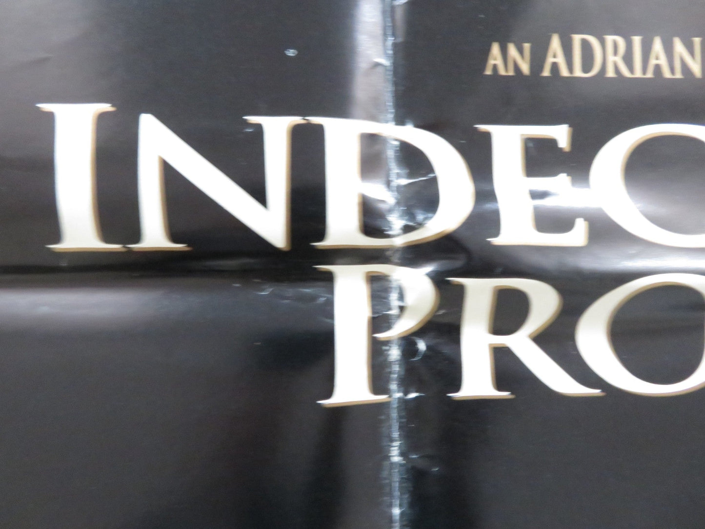 INDECENT PROPOSAL UK QUAD POSTER FOLDED ROBERT REDFORD DEMI MOORE 1993 Rendezvous Cinema Movie posters