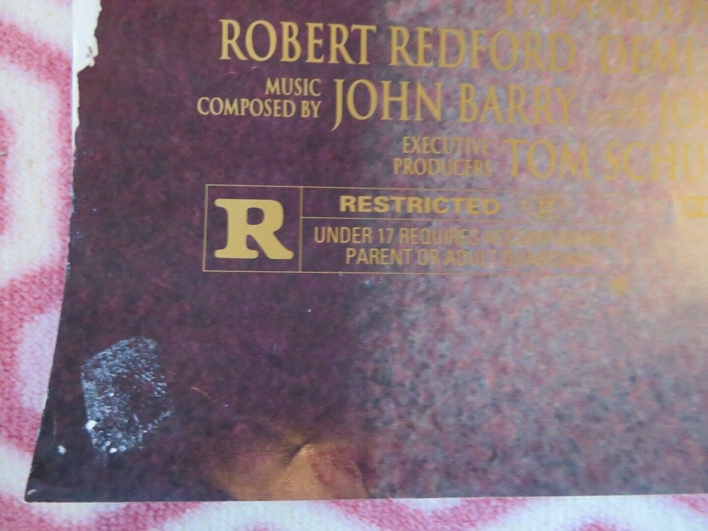 INDECENT PROPOSAL US ONE SHEET ROLLED POSTER ROBERT REDFORD 1993 - Rendezvous Cinema