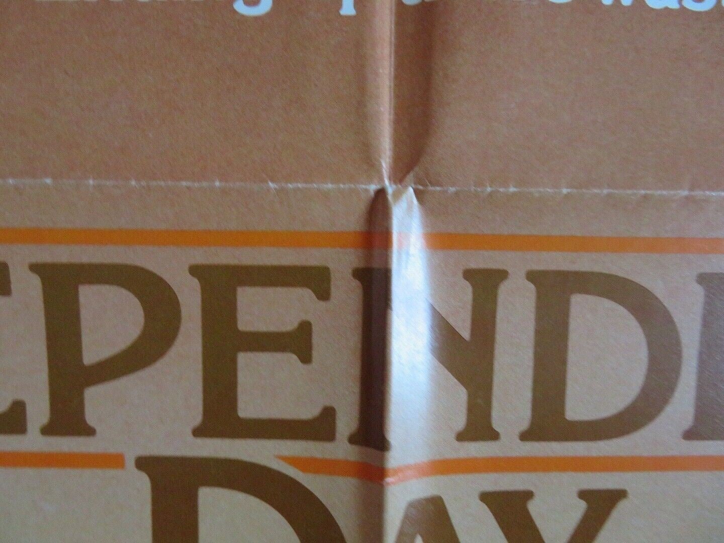 INDEPENDENCE DAY FOLDED US ONE SHEET POSTER KATHLEEN QUINLAN 1982 Movie posters