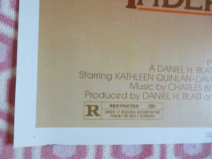 INDEPENDENCE DAY FOLDED US ONE SHEET POSTER KATHLEEN QUINLAN 1982 Movie posters