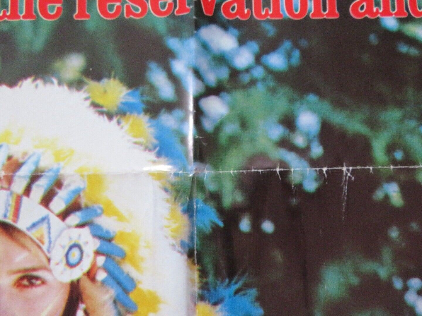 INDIAN LADY FOLDED US ONE SHEET POSTER CINDY LOU DEBBIE TRUELOVE 1981 Movie posters