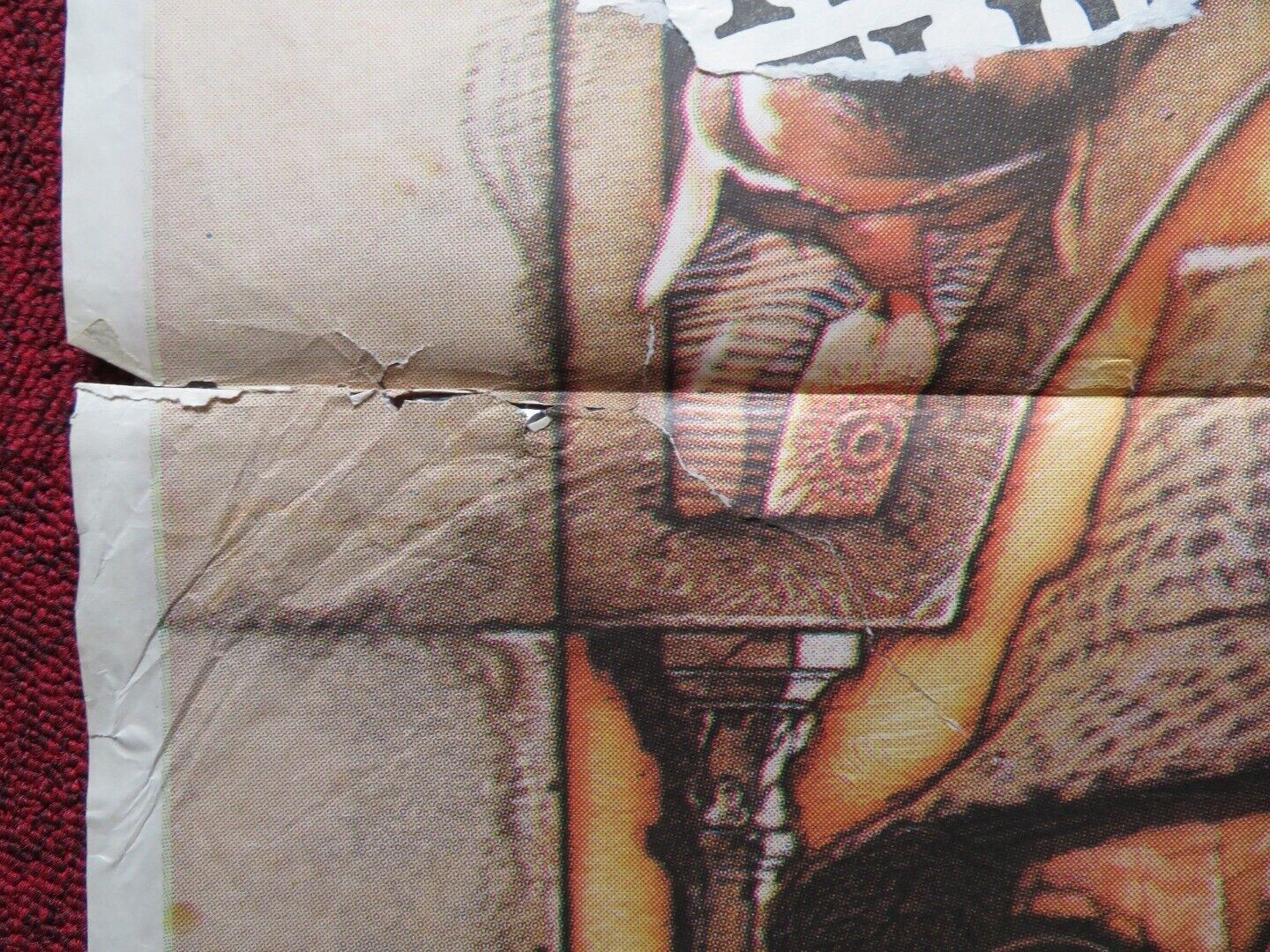 INDIANA JONES AND THE LAST CRUSADE FOLDED ARGENTINA POSTER SPIELBERG FORD 1989 - Rendezvous Cinema