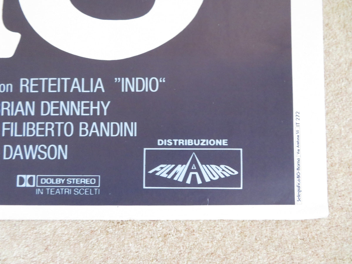 INDIO ITALIAN 2 FOGLIO POSTER MARVELOUS MARVIN HAGLER FRANCESCO QUINN 1989 Rendezvous Cinema Movie posters