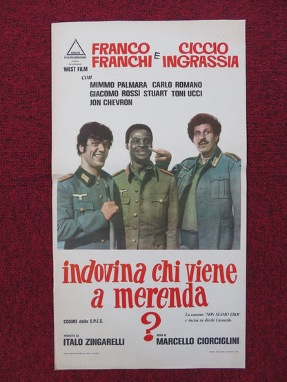 INDOVINA CHI VIENE A MERENDA? ITALIAN LOCANDINA POSTER FRANCO FRANCHI 1959 Rendezvous Cinema Movie posters