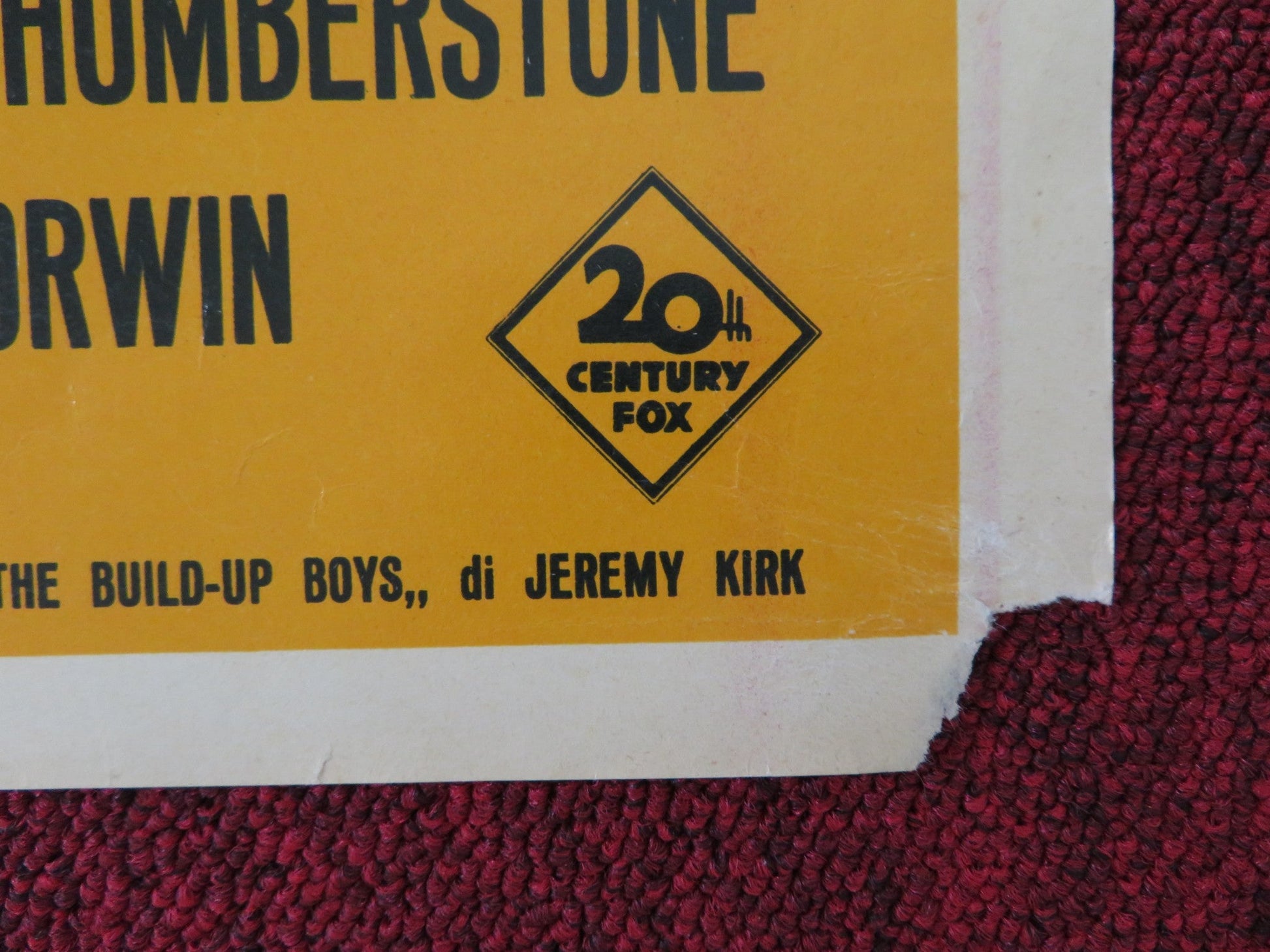 INFERNO A MADISON AVENUE - A ITALIAN FOTOBUSTA POSTER ANDREWS PARKER 1961 Rendezvous Cinema Movie posters