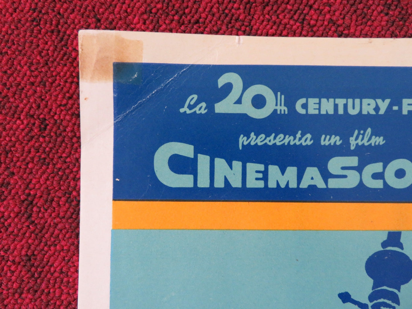 INFERNO A MADISON AVENUE - A ITALIAN FOTOBUSTA POSTER ANDREWS PARKER 1961 Rendezvous Cinema Movie posters