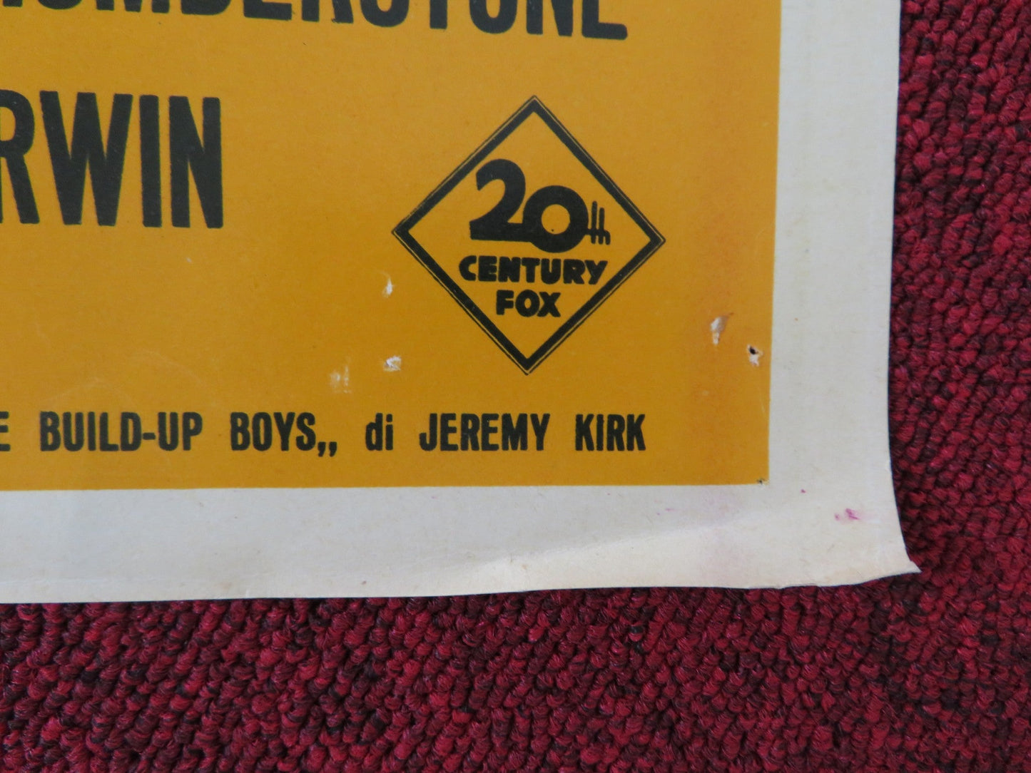 INFERNO A MADISON AVENUE - B ITALIAN FOTOBUSTA POSTER ANDREWS PARKER 1961 Rendezvous Cinema Movie posters