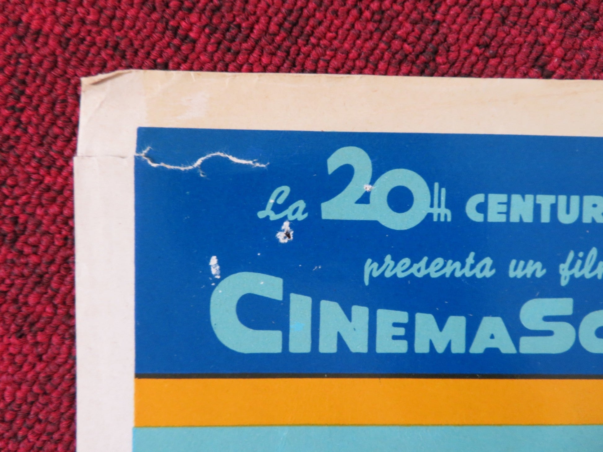 INFERNO A MADISON AVENUE - D ITALIAN FOTOBUSTA POSTER ANDREWS PARKER 1961 Rendezvous Cinema Movie posters