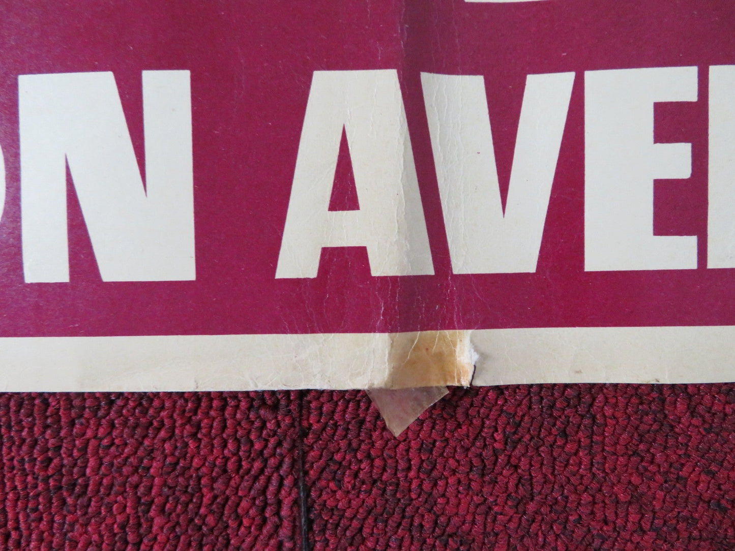 INFERNO A MADISON AVENUE / MADISON AVENUE - F ITALIAN FOTOBUSTA POSTER 1961 Rendezvous Cinema Movie posters