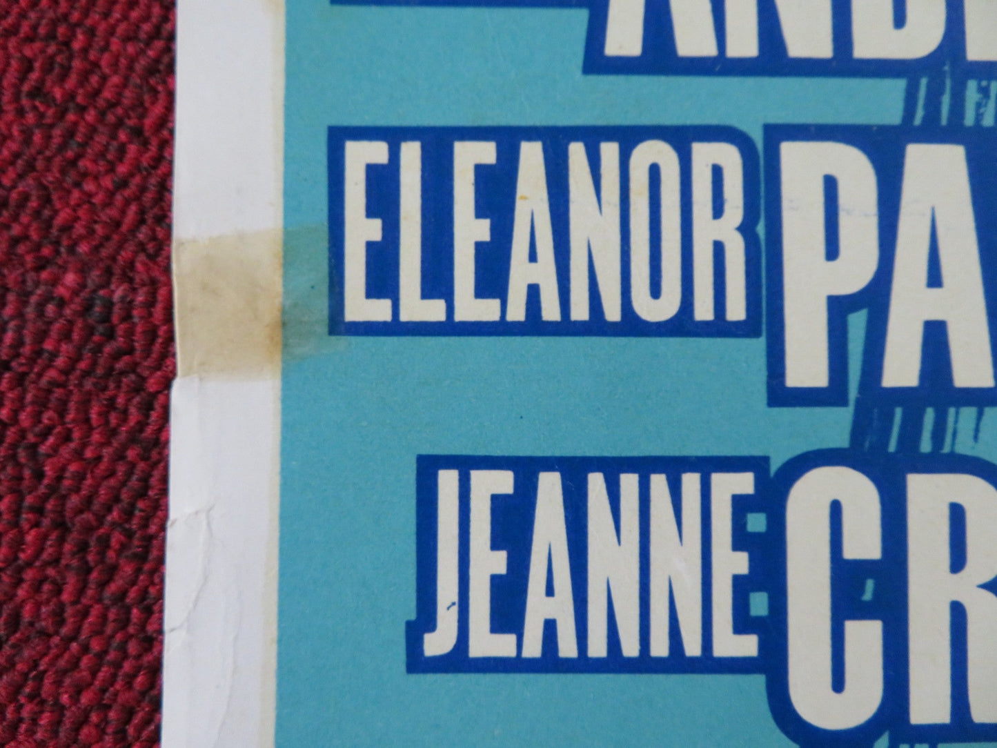 INFERNO A MADISON AVENUE / MADISON AVENUE - F ITALIAN FOTOBUSTA POSTER 1961 Rendezvous Cinema Movie posters