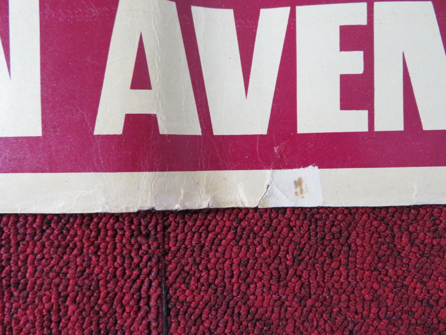 INFERNO A MADISON AVENUE / MADISON AVENUE - G ITALIAN FOTOBUSTA POSTER 1961 Rendezvous Cinema Movie posters