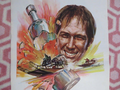 INFERNO IN FLORIDA ITALIAN LOCANDINA (27.5"x13") POSTER 1977 Movie posters
