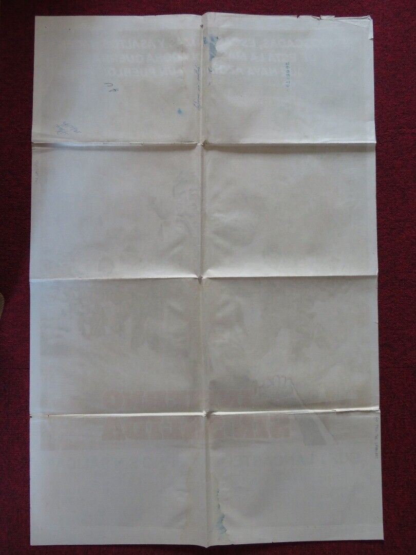 INFERNO SIN SALIDA / GO TELL THE SPAERTANS ARGENTINA ONE SHEET FOLDED POSTER Movie posters