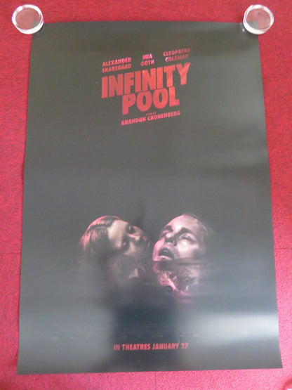 INFINITY POOL US ONE SHEET ROLLED POSTER CLEOPATRA COLEMAN A. SKARSGARD 2023 Rendezvous Cinema Movie posters