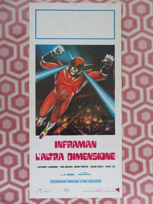 Infra-Man ITALIAN LOCANDINA (27.5"x 13") POSTER SHAW BROTHERS 1976 - Rendezvous Cinema