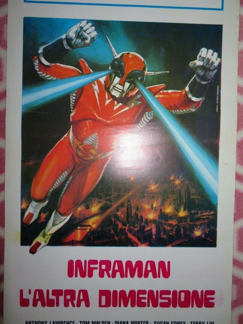 Infra-Man ITALIAN LOCANDINA (27.5"x 13") POSTER SHAW BROTHERS 1976 - Rendezvous Cinema
