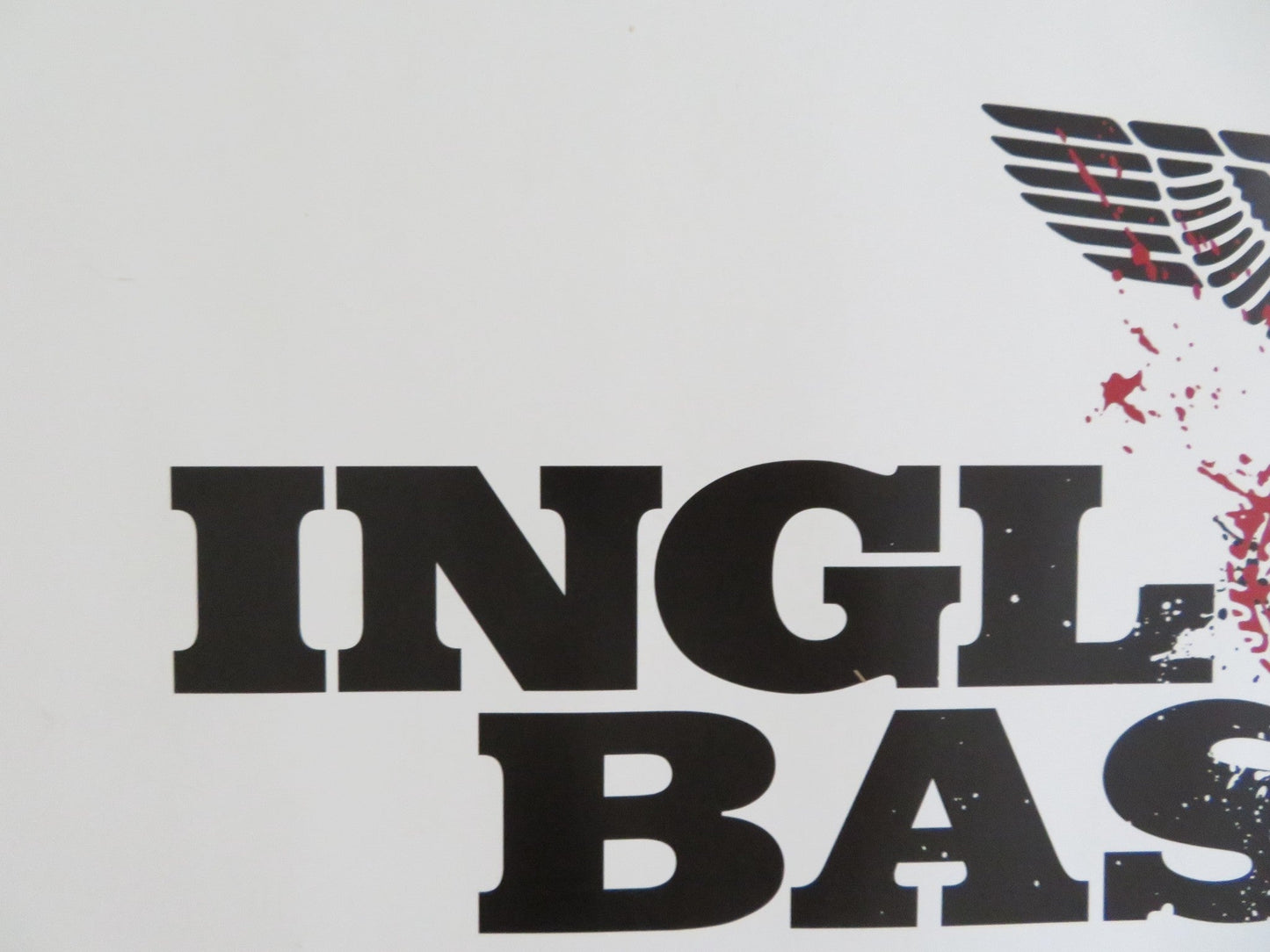 INGLOURIOUS BASTERDS - A UK QUAD (30"x 40") ROLLED POSTER TARANTINO B. PITT 2009 Rendezvous Cinema Movie posters