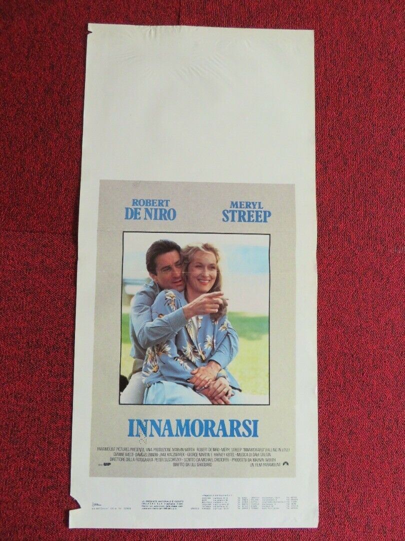 INNAMORASRSI / Falling in Love ITALIAN LOCANDINA (27.5"x13") POSTER DE NIRO 1984 Movie posters