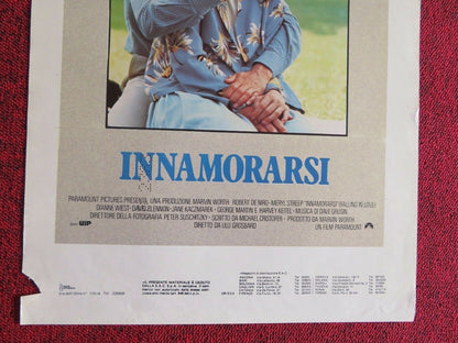 INNAMORASRSI / Falling in Love ITALIAN LOCANDINA (27.5"x13") POSTER DE NIRO 1984 Movie posters