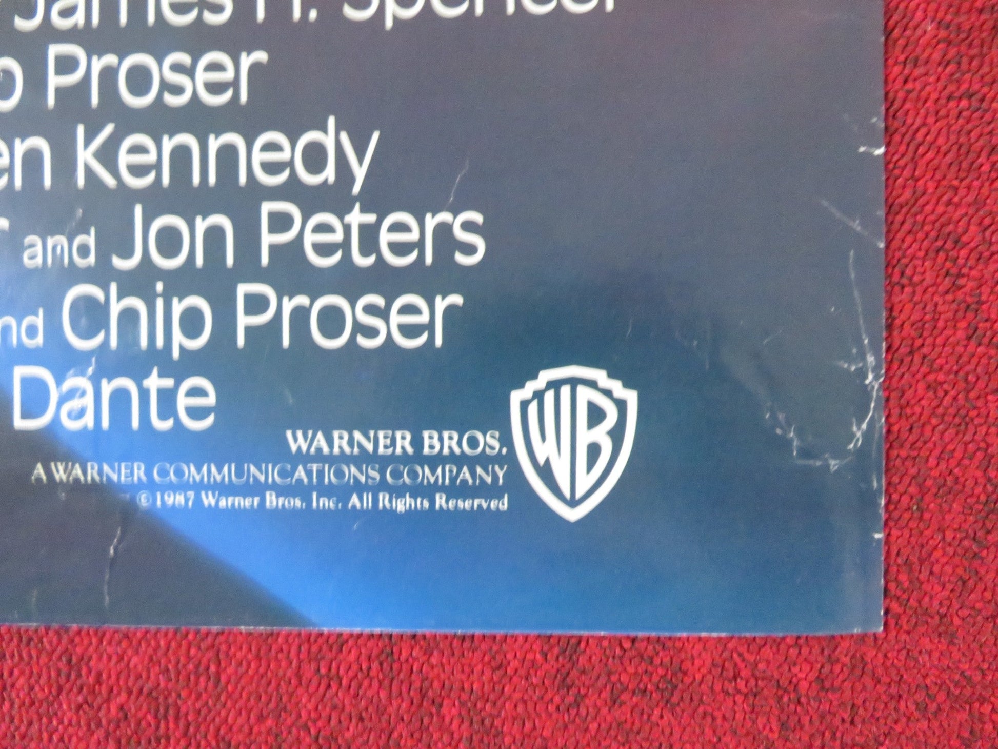 INNERSPACE FOLDED US ONE SHEET POSTER DENNIS QUAID MARTIN SHORT MEG RYAN 1987 Rendezvous Cinema Movie posters