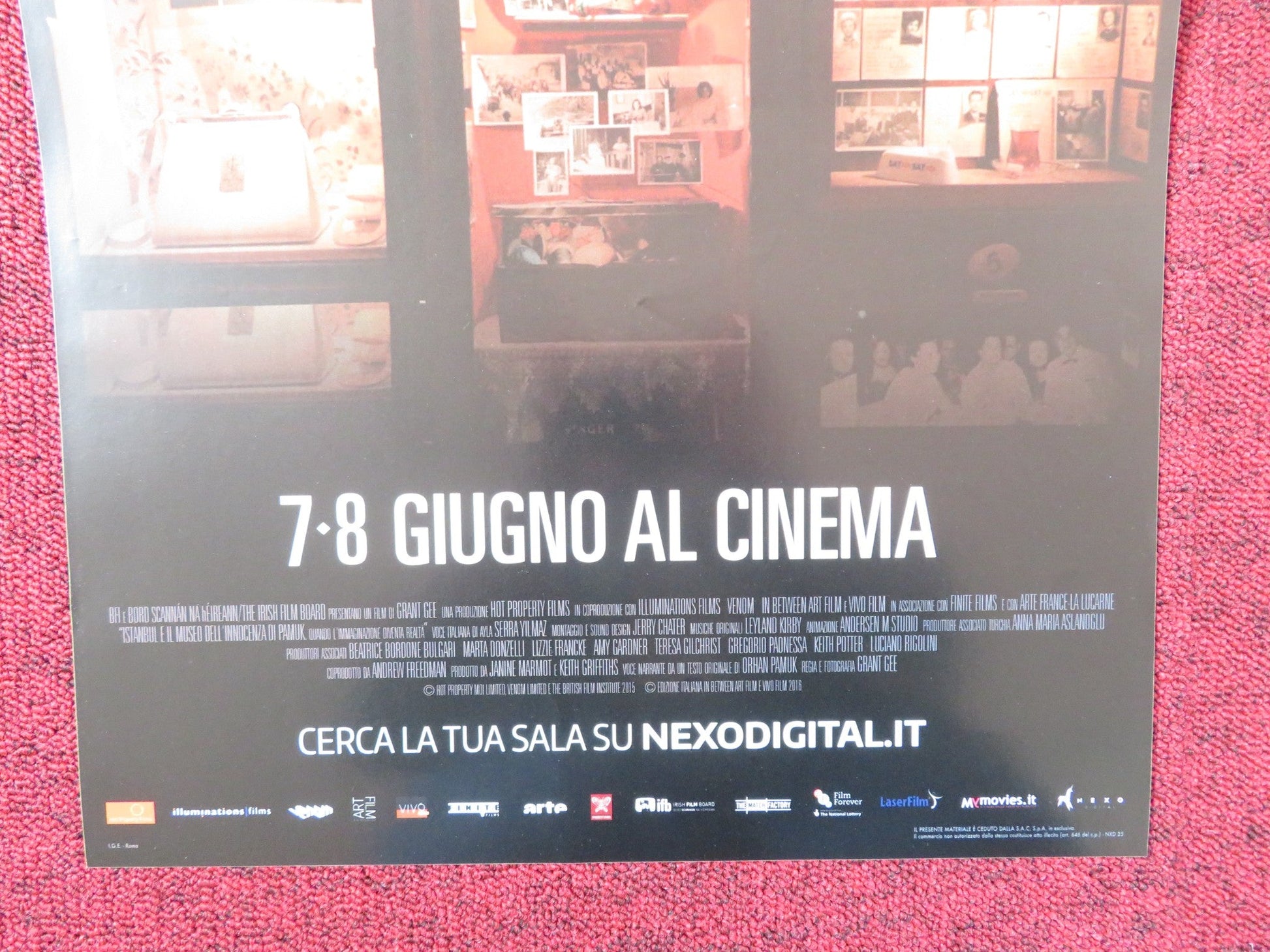 INNOCENCE OF MEMORIES ITALIAN LOCANDINA POSTER PANDORA COLIN MEHMET ERGEN 2015 Rendezvous Cinema Movie posters