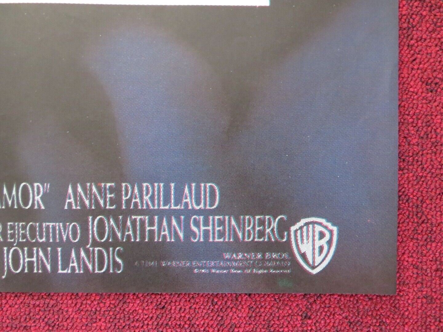 INNOCENT BLOOD ARGENTINA ONE SHEET POSTER JOHN LANDIS ANNE PARILLAUD 1992 - Rendezvous Cinema