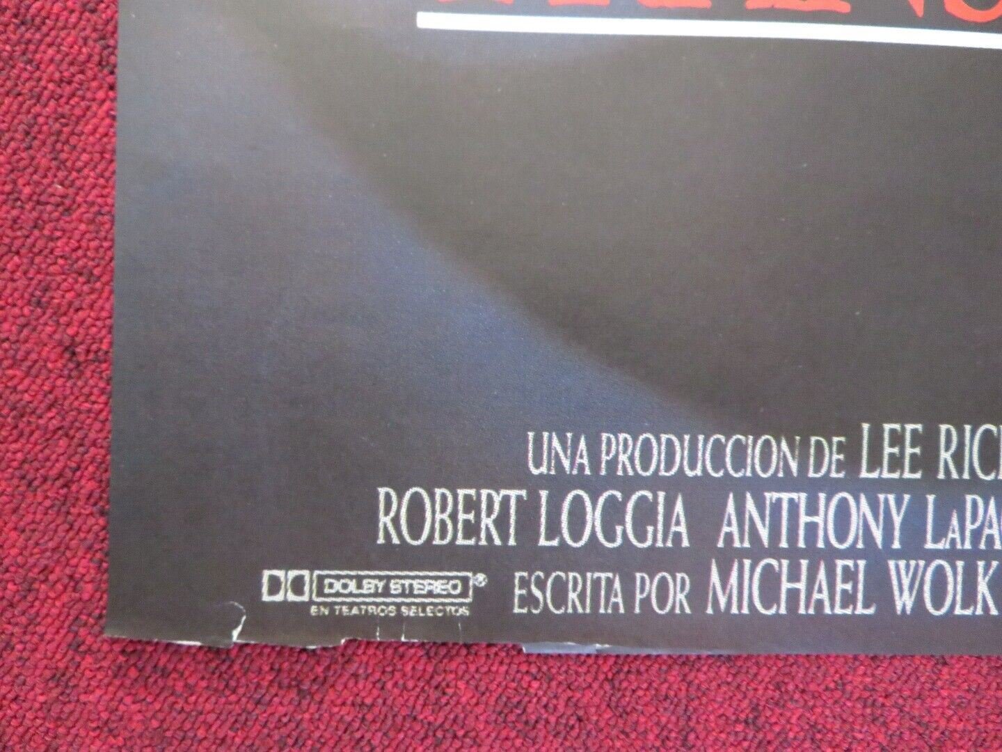 INNOCENT BLOOD ARGENTINA ONE SHEET POSTER JOHN LANDIS ANNE PARILLAUD 1992 - Rendezvous Cinema