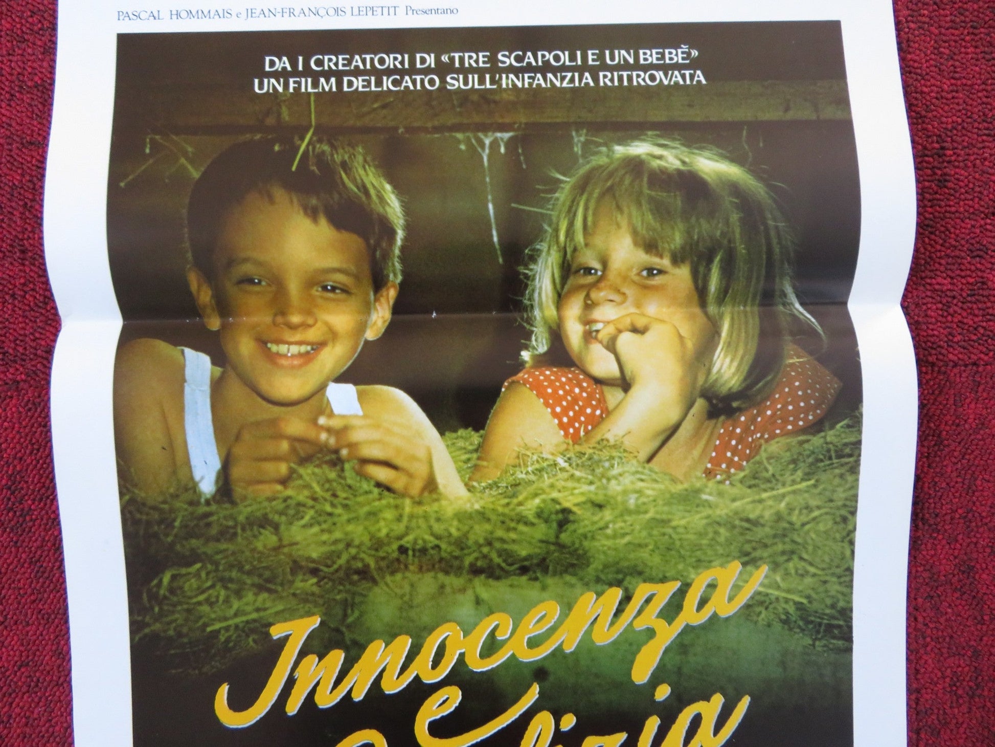 INNOCENZA E MALIZIA ITALIAN LOCANDINA POSTER ANEMONE RICHARD BOHRINGER 1988 Rendezvous Cinema Movie posters