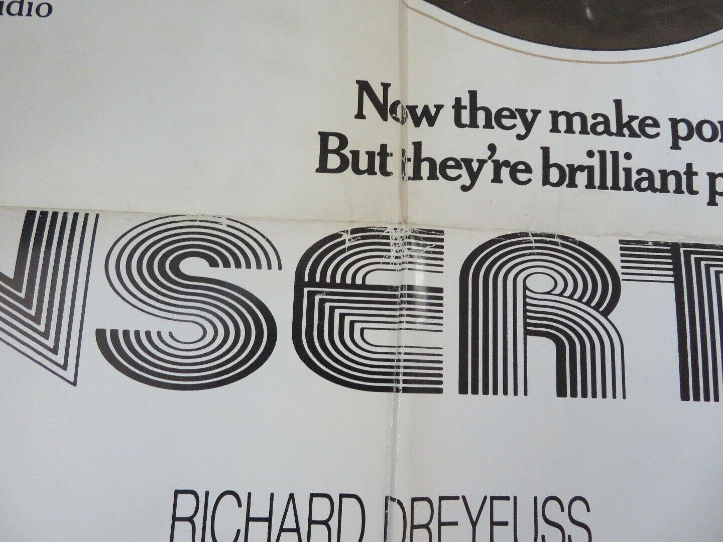 INSERTS US ORIGINAL ONE SHEET POSTER DREYFUSS HOSKINS HOLLYWOOD Movie posters