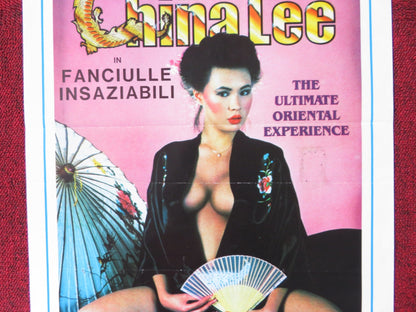 INSIDE CHINA LEE ITALIAN LOCANDINA POSTER DESIREE LANE KAREN SUMMER 1987 Rendezvous Cinema Movie posters