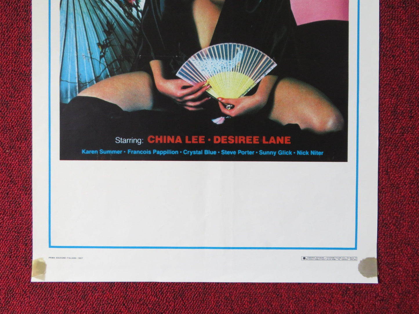 INSIDE CHINA LEE ITALIAN LOCANDINA POSTER DESIREE LANE KAREN SUMMER 1987 Rendezvous Cinema Movie posters