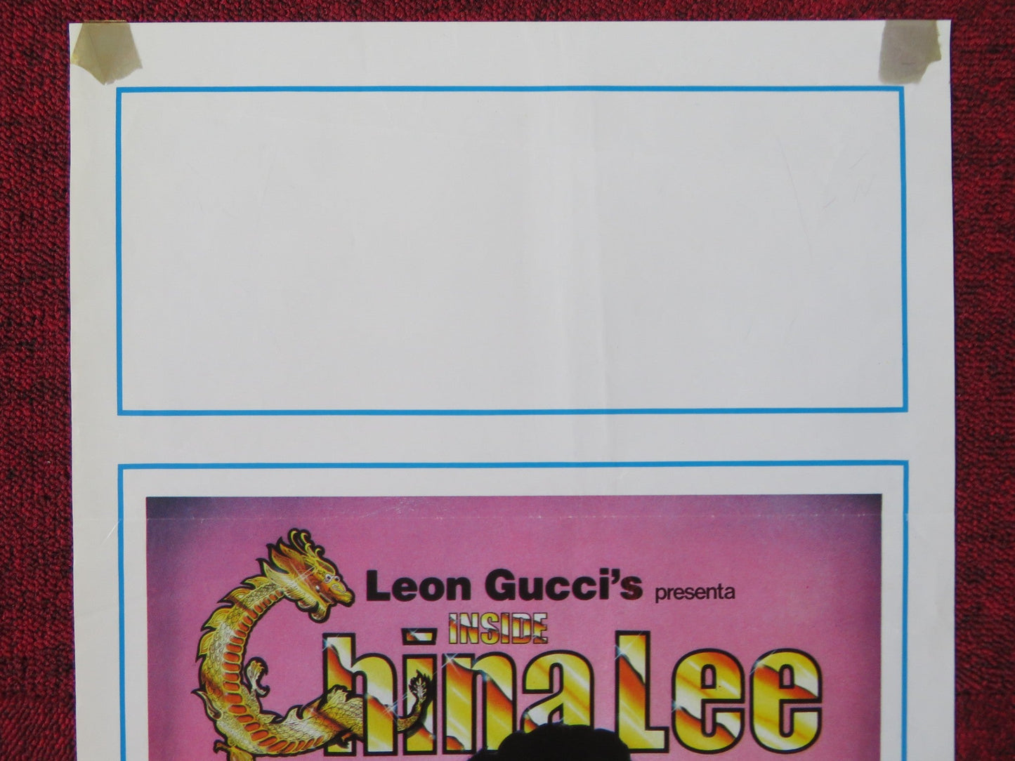 INSIDE CHINA LEE ITALIAN LOCANDINA POSTER DESIREE LANE KAREN SUMMER 1987 Rendezvous Cinema Movie posters