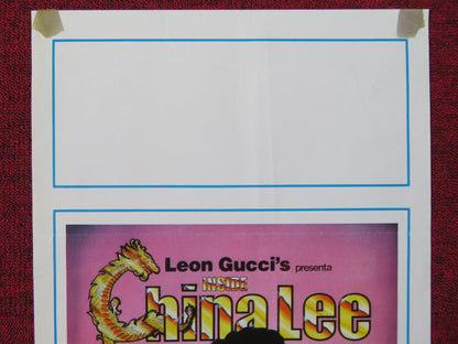 INSIDE CHINA LEE ITALIAN LOCANDINA POSTER DESIREE LANE KAREN SUMMER 1987 Rendezvous Cinema Movie posters