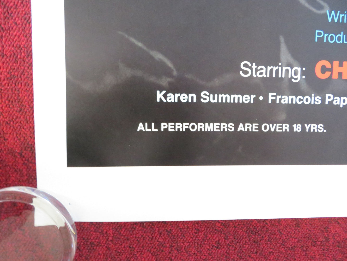 INSIDE CHINA LEE US ONE SHEET ROLLED POSTER KRISTARA BARRINGTON DESIREE LANE '84 Rendezvous Cinema Movie posters