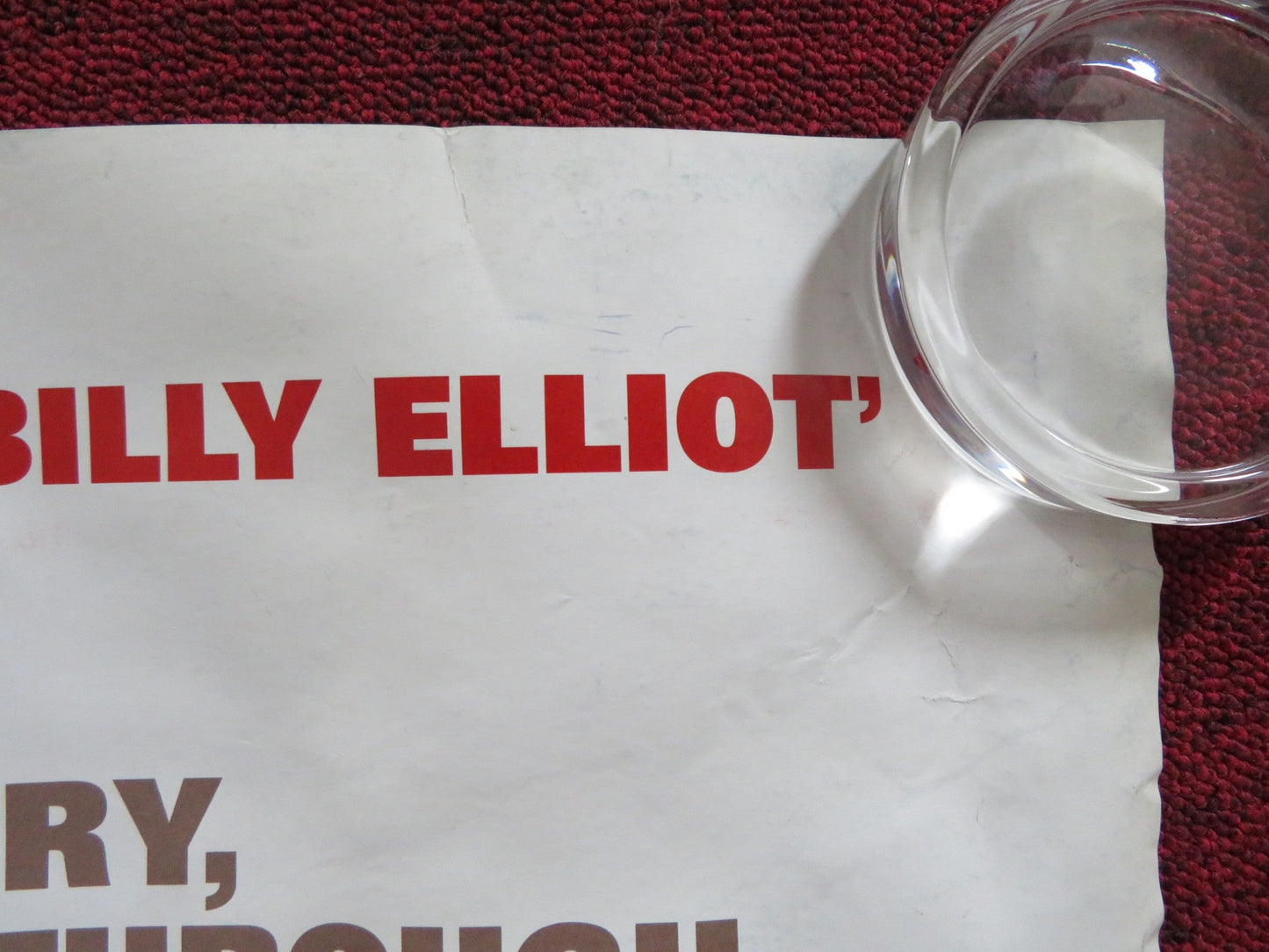 INSIDE I'M DANCING UK QUAD ROLLED POSTER JAMES MCAVOY STEVEN ROBERTSON 2004 Rendezvous Cinema Movie posters