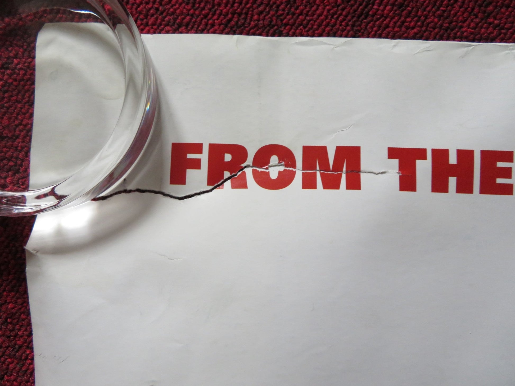 INSIDE I'M DANCING UK QUAD ROLLED POSTER JAMES MCAVOY STEVEN ROBERTSON 2004 Rendezvous Cinema Movie posters