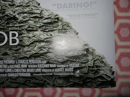 INSIDE JOB QUAD (30"x 40") ROLLED POSTER NARRATED MATT DAMON CHARLES FERGUSON Movie posters